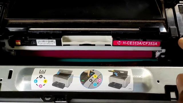 HP LaserJet CP1025 color Printer Cartridge replace смотреть онлайн