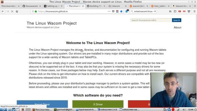 How I succeeded to install a Wacom graphical tablet on Linux Ubuntu? смотреть онлайн
