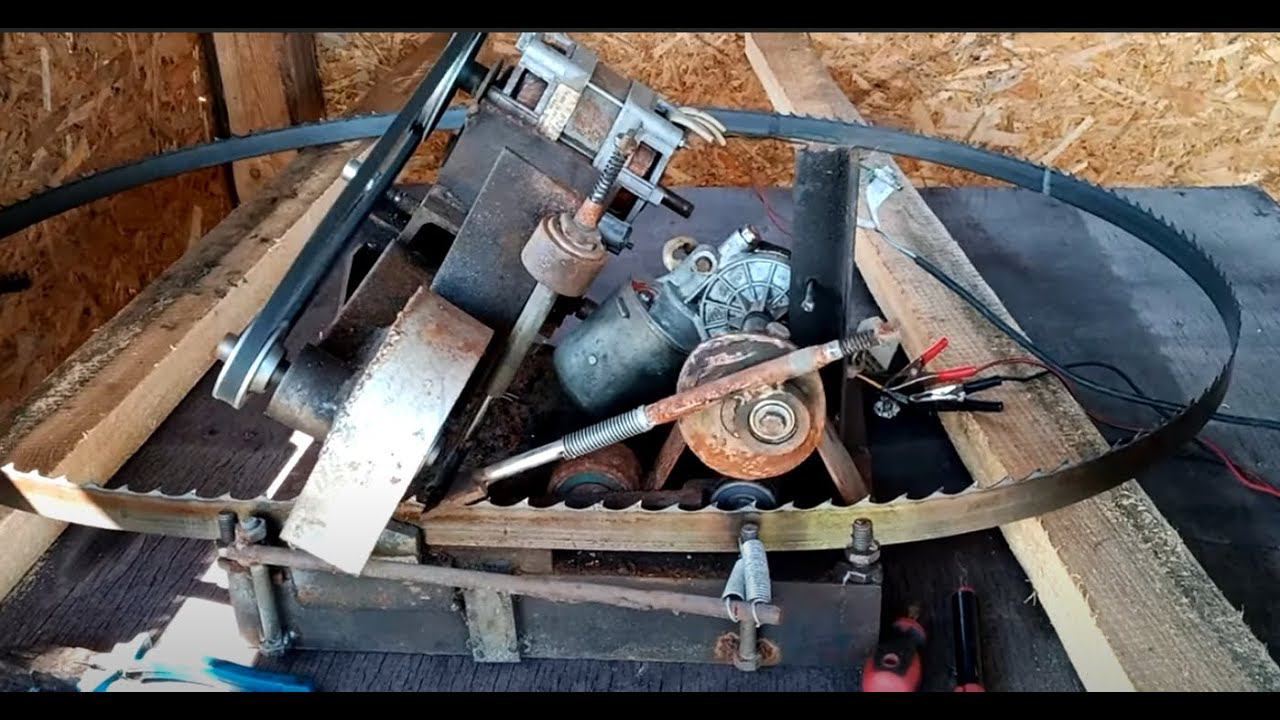 заточка пилорамной ленты самоделка смотреть онлайн