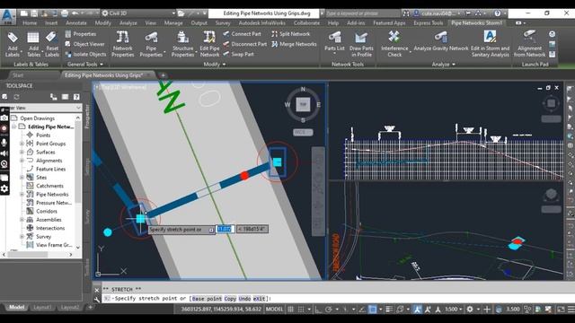 How to Edit Pipe Network Using Grips in Civil 3d | Gravity Pipe Network Creation in Civil 3d 2024 смотреть онлайн