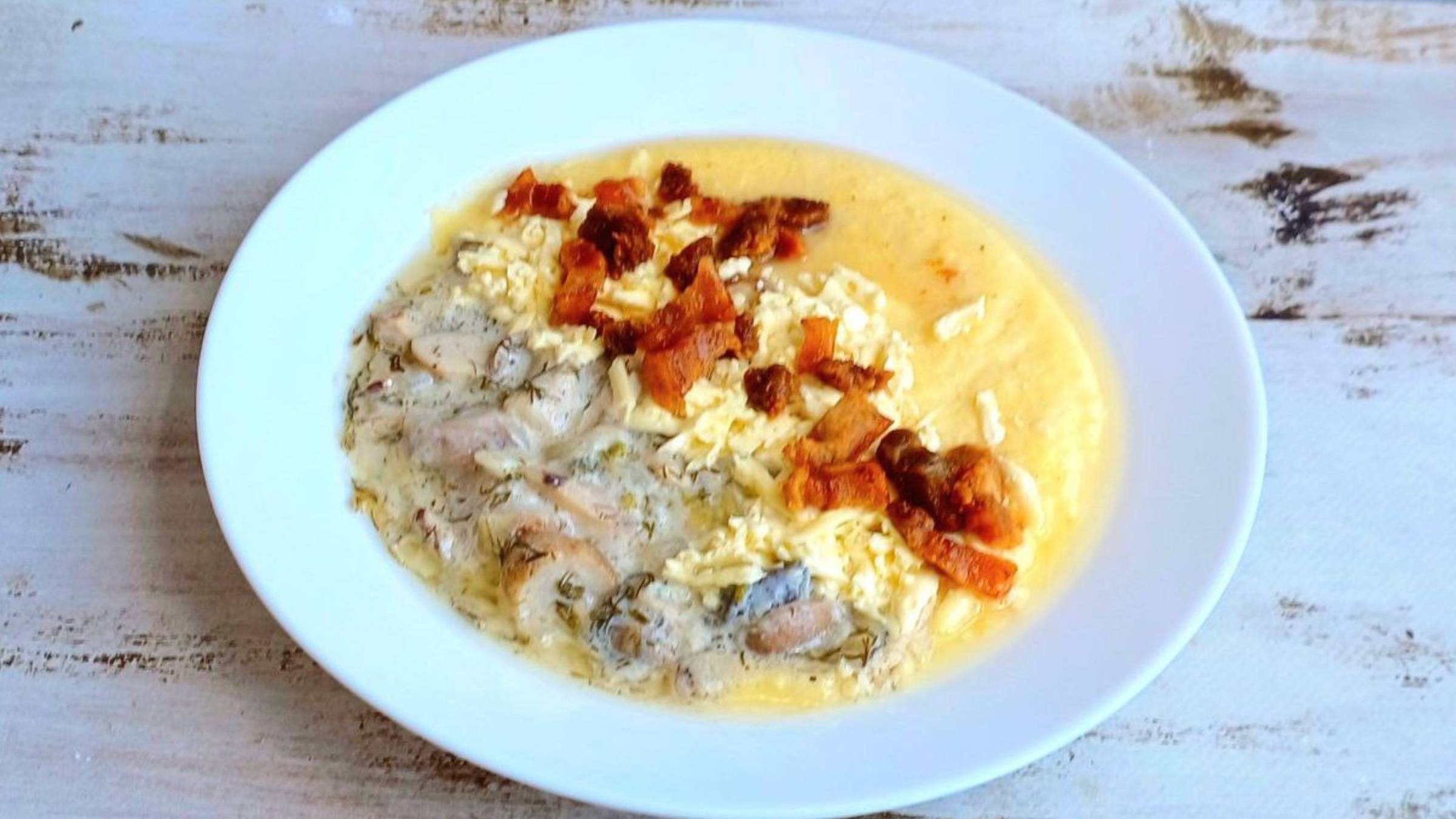 РЕЦЕПТ БОМБА! Вкуснейший БАНУШ (банош) с ГРИБАМИ, шкварками и БРЫНЗОЙ! ЛЮБИМОЕ Блюдо МОЕГО МУЖА! смотреть онлайн