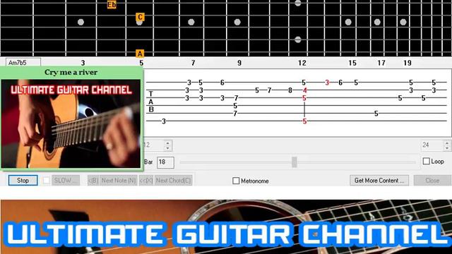 [Guitar Solo Tab] Cry me a river смотреть онлайн