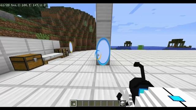 Portal Gun Mod Minecraft Java (1.12.2, 1.10.2, 1.7.10) смотреть онлайн