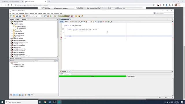 2. Java Netbeans Helsinki MOOC programming 1 part 1 printing смотреть онлайн