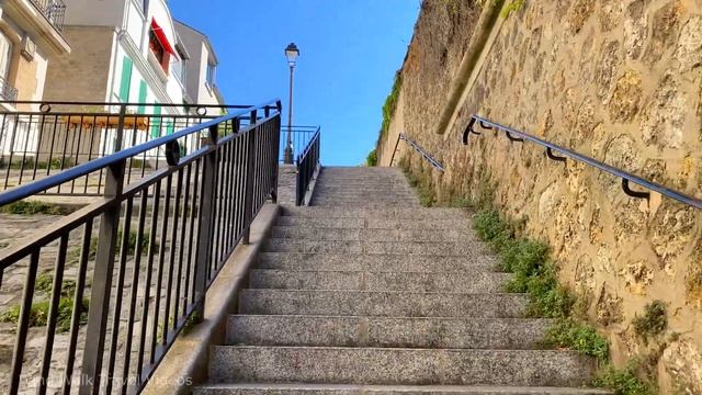 [4K] Montmartre (Sacre Coeur) Paris France ?? 2022 Walking Tour Vlog & Vacation Travel Guide ? смотреть онлайн