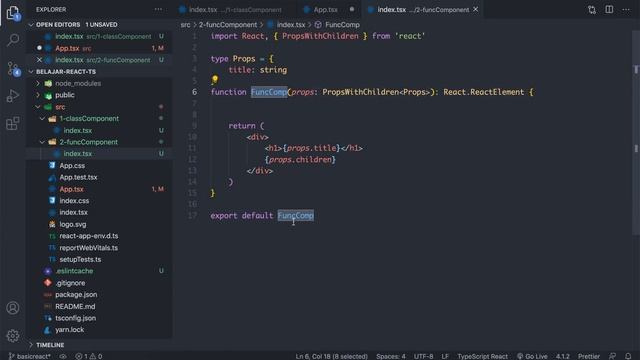 Tutorial React Typescript Untuk Pemula Indonesia - Functional Component 2 смотреть онлайн