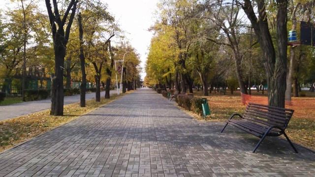 Трип Волгодонск 2021, Ростовская область, парк Победы, верёвочный парк, осень. смотреть онлайн
