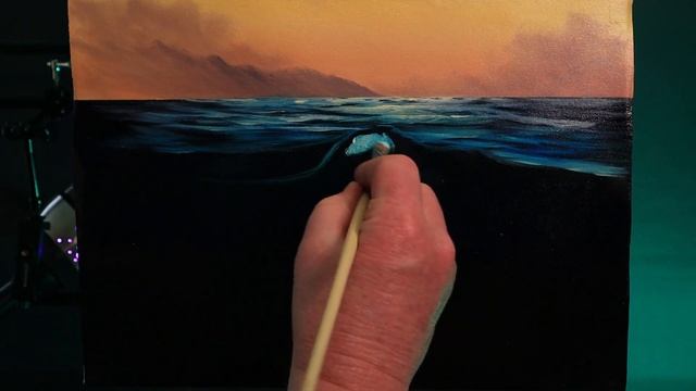 Free Seascape Class - Paint a Bob Ross Seascape with me! смотреть онлайн