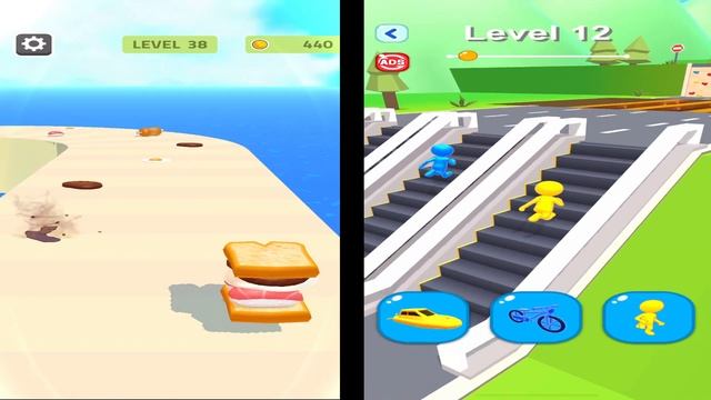 Sandwich Runner |Shape-shifting - All Level Gameplay Android, iOS - NEW MEGA APK UPDATE смотреть онлайн