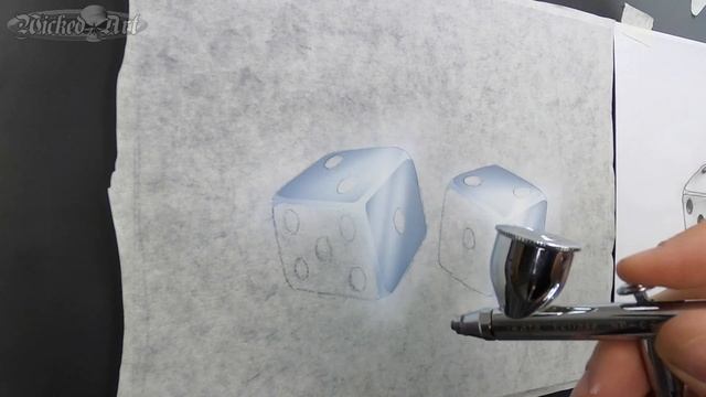 Airbrush Tutorial: Rendering Dice смотреть онлайн