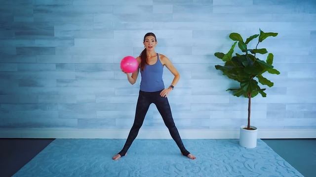 Pilates For Seniors & Beginners // Standing Energizing Workout With Mini Ball
