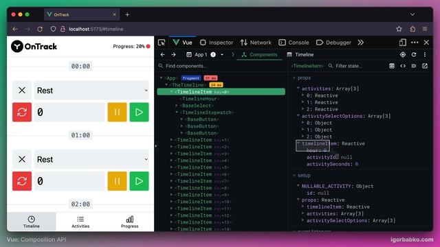 Vue Composition API с нуля #50 - Компонент секундомера смотреть онлайн