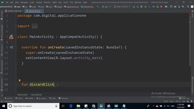 11-1 onClick via xml смотреть онлайн
