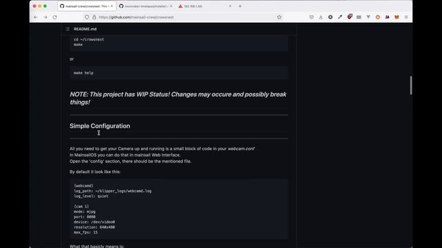 Comment installer FACILEMENT une WEBCAM sur Mainsail (Klipper) смотреть онлайн