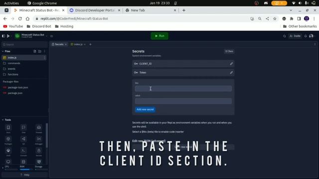 Minecraft Status Discord Bot | Free Source Code | Replit Tutorial смотреть онлайн