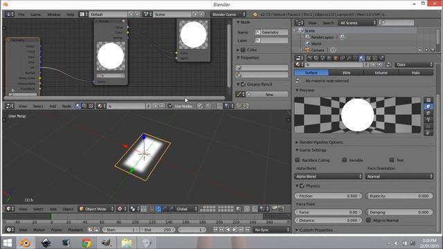 bloom Material nodes - Bge Tutorial смотреть онлайн