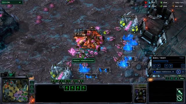 Starcraft 2 - ZvT HydraBaneViper Vs Mech Replay