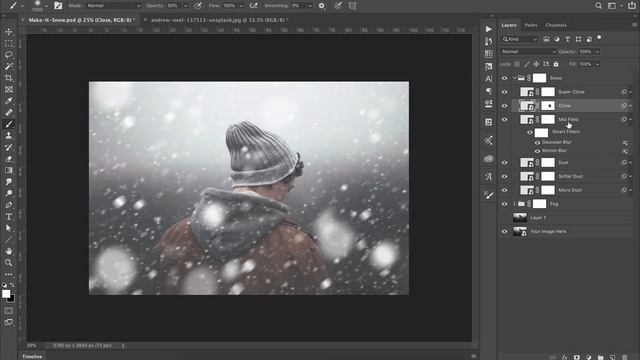 How To Add Snow In Photoshop: A Free ToolKit