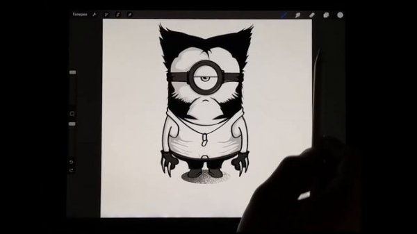 Обработка эскизов на планшете. iPad. Procreate. Sketch Master.