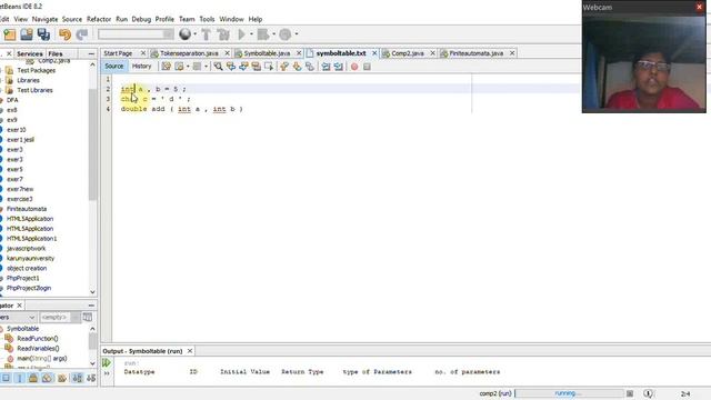 symbol table management in java program смотреть онлайн