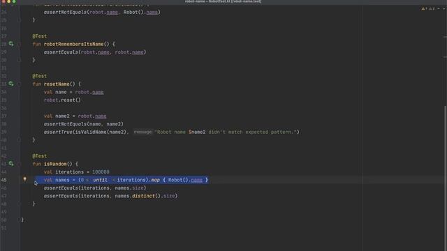Kotlin exercism io: Robot Name - #12in23 смотреть онлайн