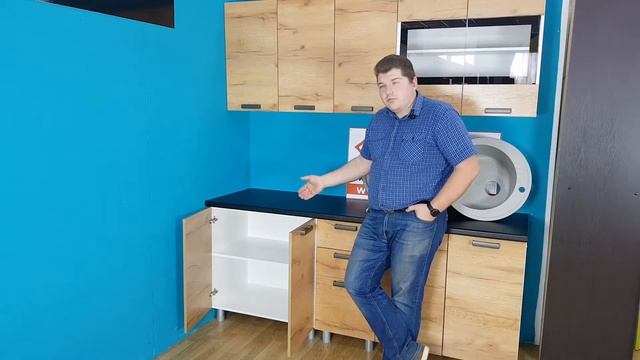 Кухня Крафт 2,0м от фабрики BTS Пенза. Обзор от магазина мебели Антэль Смоленск смотреть онлайн
