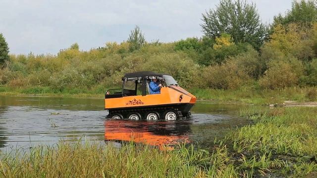 Самодельный гусеничный вездеход X-Terra Экстрим-Клуб. Что можно сделать из Нивы смотреть онлайн