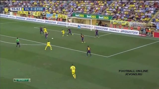 Вильярреал - Барселона 0:1 / 2-ой тур Чемпионата Испании 2014/2015 смотреть онлайн