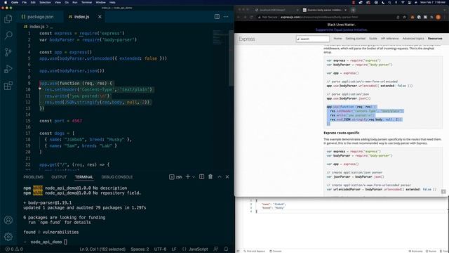 Node.js API Tutorial for Beginners | Build a Basic Node.js REST API in 10 Minutes - Part 2 смотреть онлайн