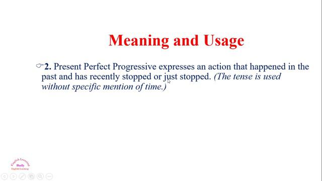 Present Perfect Progressive смотреть онлайн