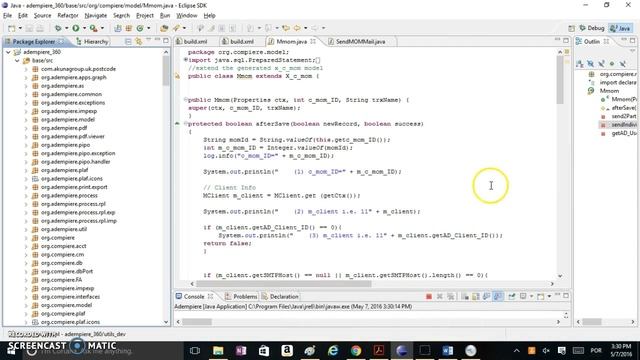 Sending an email from Adempiere using Eclipse - 360 Proj 7 смотреть онлайн