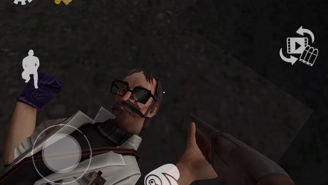 Прикол за картой в игре Mr. Meat. Прозрачный ученый смотреть онлайн