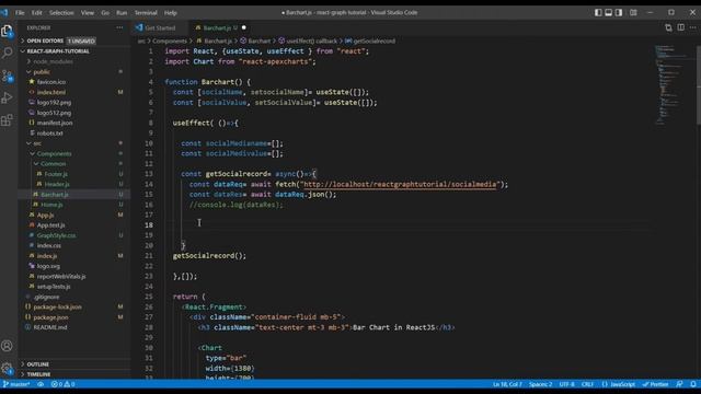 Render dynamic data Bar Chart in react js - using Apex Charts смотреть онлайн