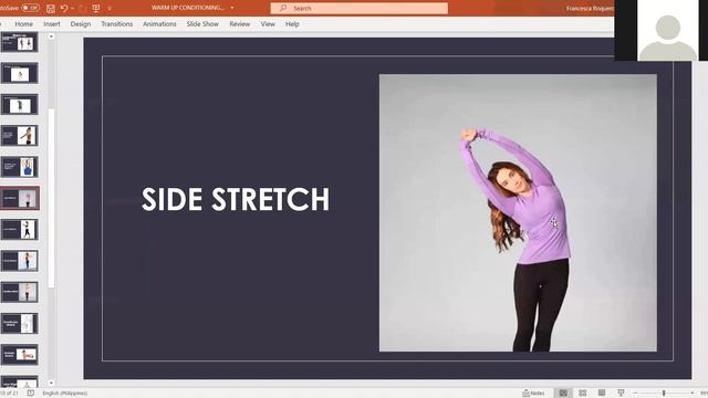 Warm-up Conditioning exercises - STRETCHING Grade 11 PE & HEALTH смотреть онлайн
