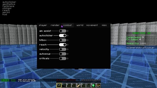 MELHOR HACK PARA MINECRAFT 1.8.9 (PERFEITO PARA BED WARS E HQ) смотреть онлайн