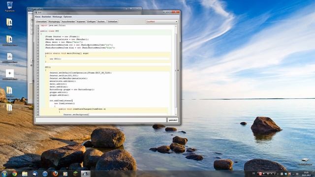 Java-Programm schreiben mit Menüleiste - BlueJ смотреть онлайн