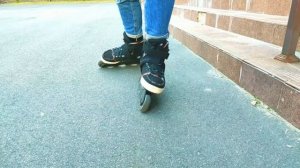 Как тормозить на роликах? T Stop