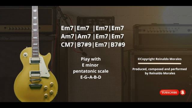 Latin Groovy Funky Blues in E minor | Backing track | RBT смотреть онлайн