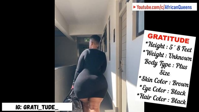 Gratitude, Lady With The Biggest Hips In South Africa | Plus Size | Miss Curvy | African Queens смотреть онлайн
