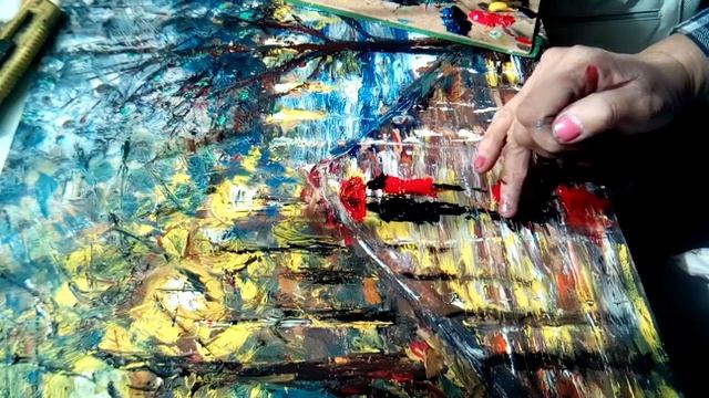 Рисую фигуры людей в пейзаже смотреть онлайн