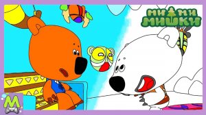 Раскраски с Ми-Ми-Мишками.Учим Цвета и Лечим Кешу от Бессоницы.Мультик Игра
