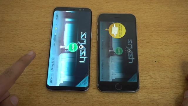 Samsung Galaxy S8 vs iPhone 6S - Speed Test! (4K) смотреть онлайн