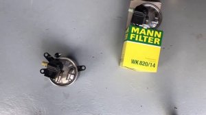 Mercedes Benz GLE350d fuel filter change 2017 model