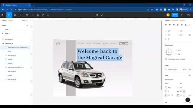 Car Company Hero Section Design | Web UI Design | Figma | Beginners смотреть онлайн