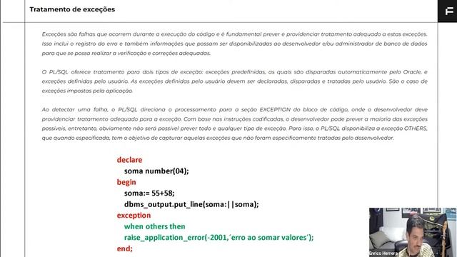 Como Tratar as Exceções em Bancos de Dados PL/SQL смотреть онлайн