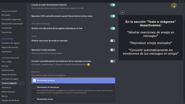 ❌ DESACTIVAR EMOJIS DISCORD | Mensajes, Auto Emojis y animados смотреть онлайн