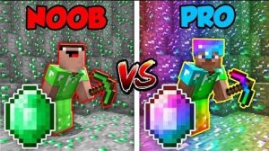 МАЙНКРАФТ НУБ ПРОТИВ ПРО БИТВА ЭМЕРАЛЬДОВ!