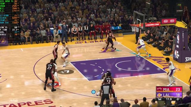 GTX 1050 Ti | NBA 2K21 - 1080p смотреть онлайн