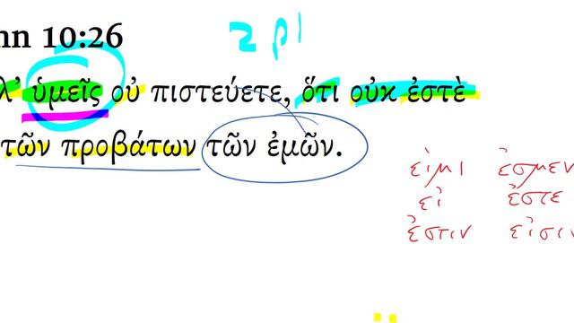 John 10:26 смотреть онлайн