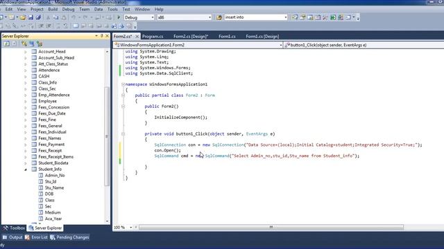 Fetch Data From Sql using While Loop смотреть онлайн